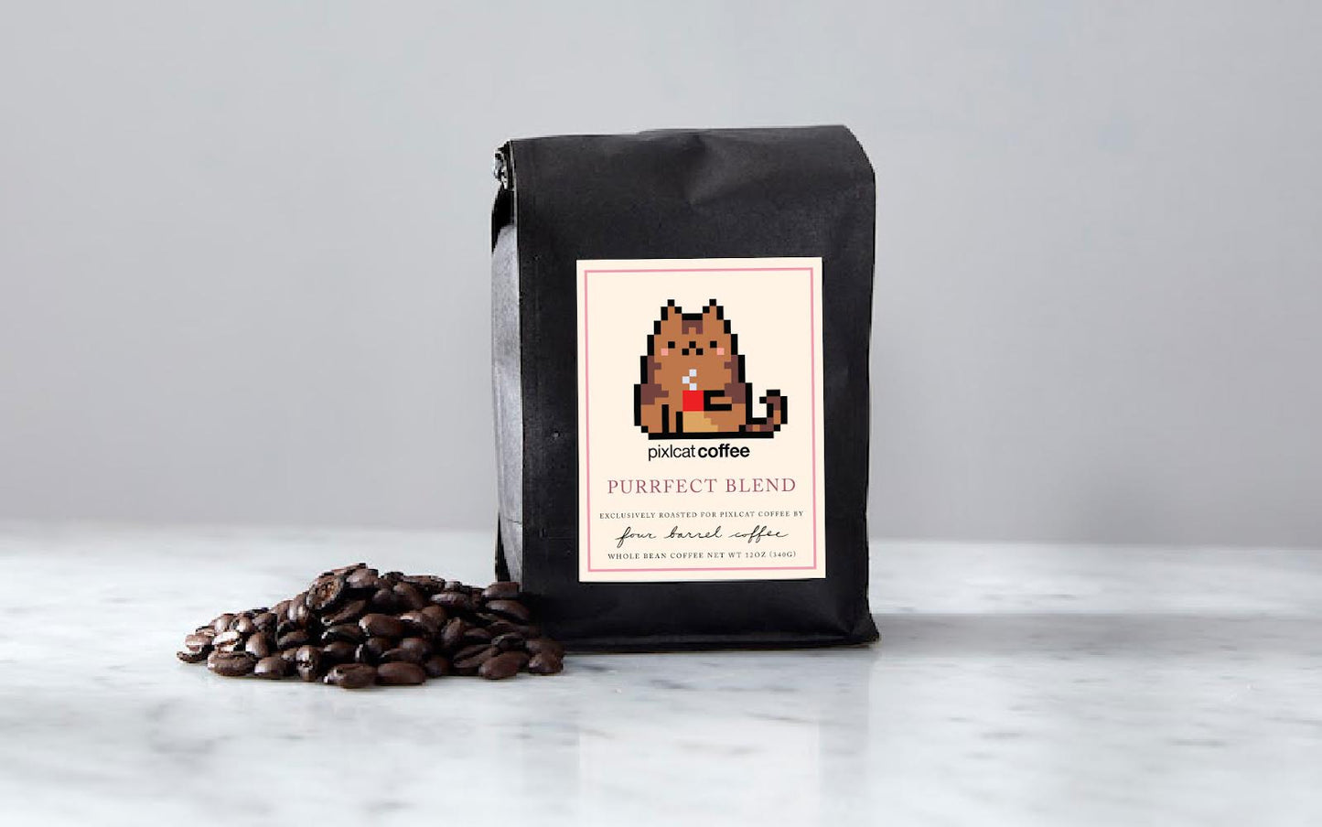 Pixlcat Purrfect Blend Coffee Beans